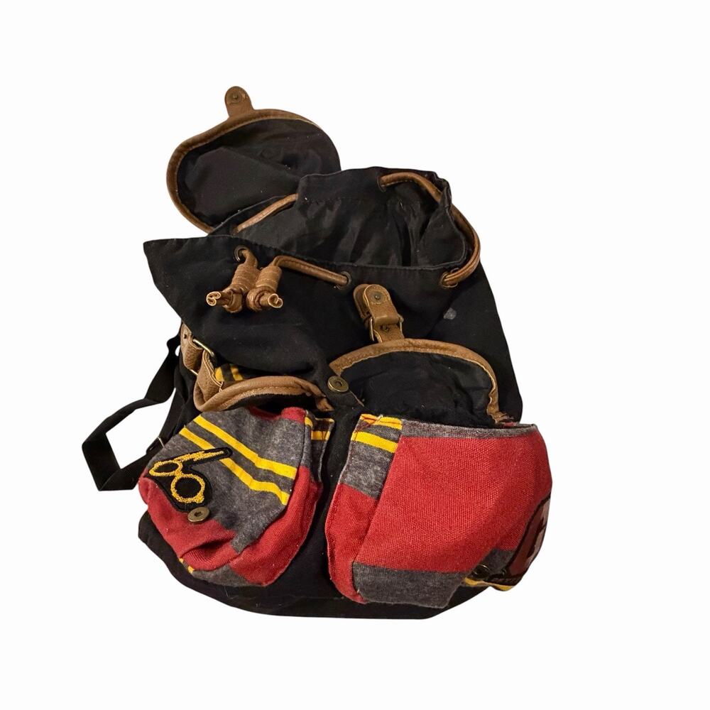 Bioworld Harry Potter Gryffindor Alumni Knapsack Backpack Black Red Gray